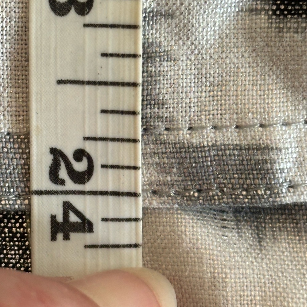 Berek | 100% Linen Black & White Aztec Geometric Shimmer Print Jacket, Size XL - Picture 9 of 9